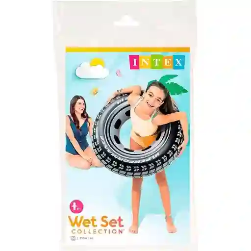 Flotador De Llanta Inflable Flotador Rueda Neumática Intex 91cm Grande