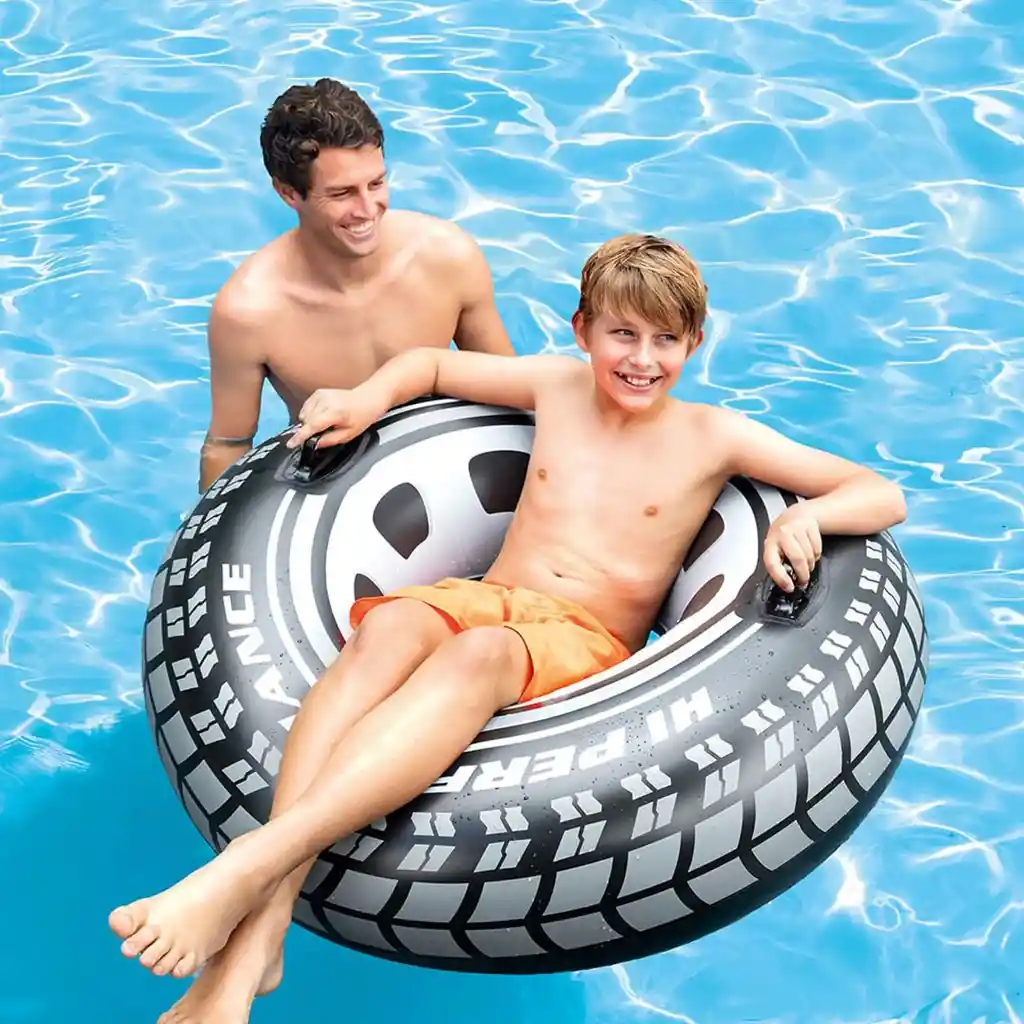Flotador De Llanta Inflable Flotador Rueda Neumática Intex 91cm Grande