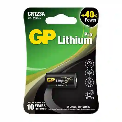 ⭐batería Gp De Litio Pro Cr123a De 3v⭐