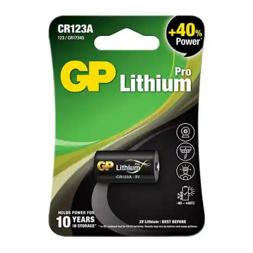 ⭐batería Gp De Litio Pro Cr123a De 3v⭐