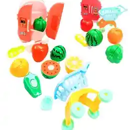 Set De Frutas Y Verduras De Juguete Para Picar Para Niños