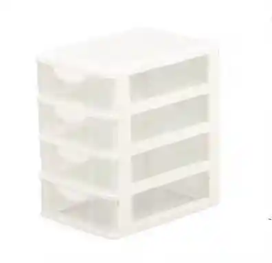 Cajonero Caja Organizador 4 Niveles Multiusos Plástico