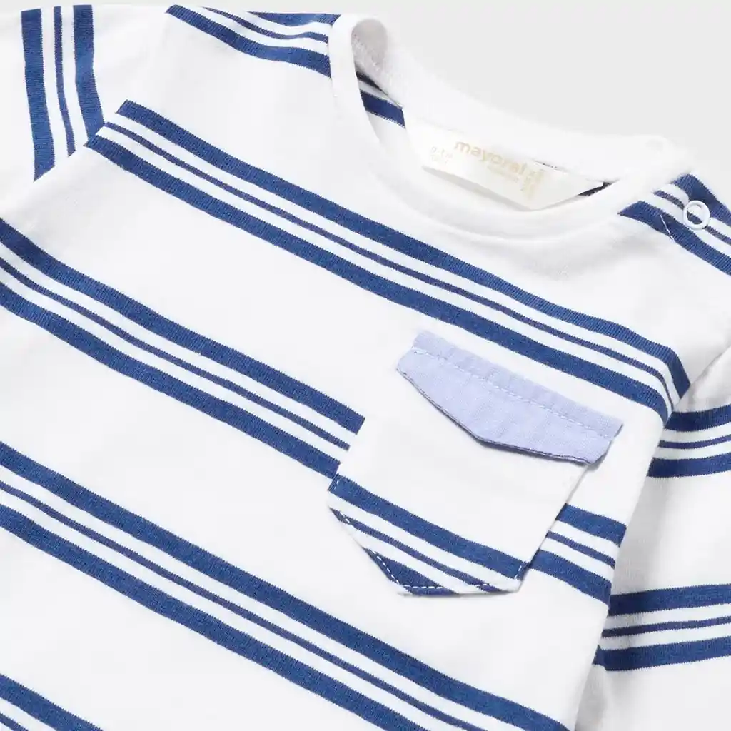 Camiseta De 12 Meses Manga Larga Blue Bell - Mayoral