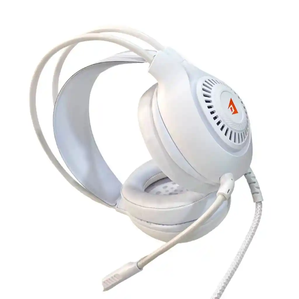 Audífonos Diadema Gaming Rgb Jertech Hg01 Scout Blancos