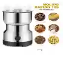 Molinillo Pulverizador Electrico Kimhi Granos Café Hierbas Especias Semillas 150w Portatil Acero Inoxidable Molino 300ml Molienda Rápida Con 4 Aspas Para El Hogar Color Plateado