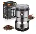 Molinillo Pulverizador Electrico Kimhi Granos Café Hierbas Especias Semillas 150w Portatil Acero Inoxidable Molino 300ml Molienda Rápida Con 4 Aspas Para El Hogar Color Plateado
