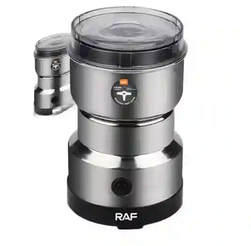 Molinillo Pulverizador Electrico Kimhi Granos Café Hierbas Especias Semillas 150w Portatil Acero Inoxidable Molino 300ml Molienda Rápida Con 4 Aspas Para El Hogar Color Plateado