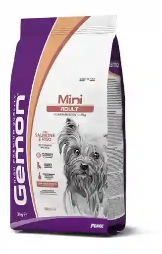 Gemon Mini Adulto Salmon Y Arroz 3 Kg