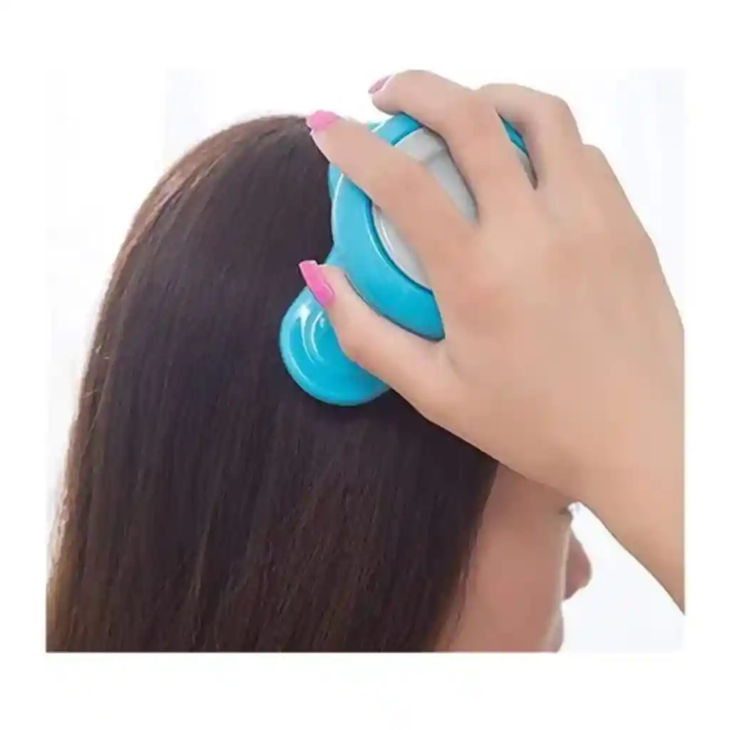 Mini Masajeador Portátil Relajante Terapéutico Anti Estrés Color Azul
