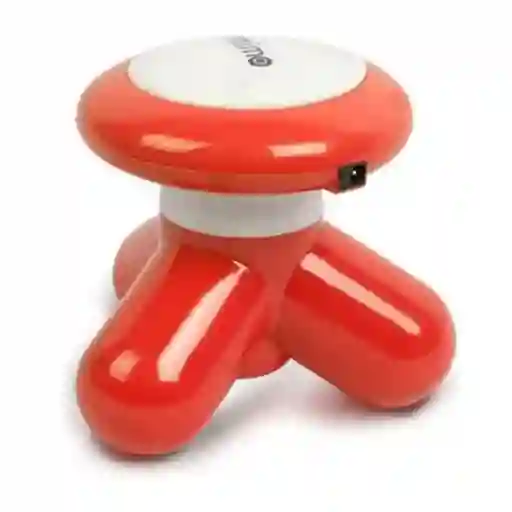 Mini Masajeador Portátil Relajante Terapéutico Anti Estrés Color Rojo