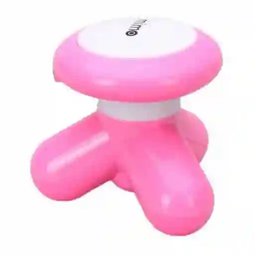 Mini Masajeador Portátil Relajante Terapéutico Anti Estrés Color Rosado
