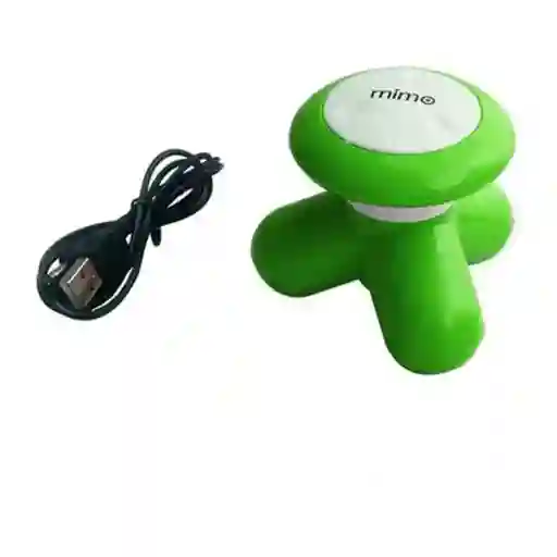 Mini Masajeador Portátil Relajante Terapéutico Anti Estrés Color Verde