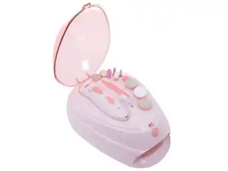 Kit Combo Pulidor Electrico Con Lampara Uv Secador Uñas Manicure