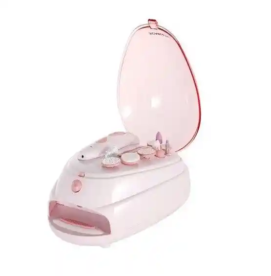 Kit Combo Pulidor Electrico Con Lampara Uv Secador Uñas Manicure