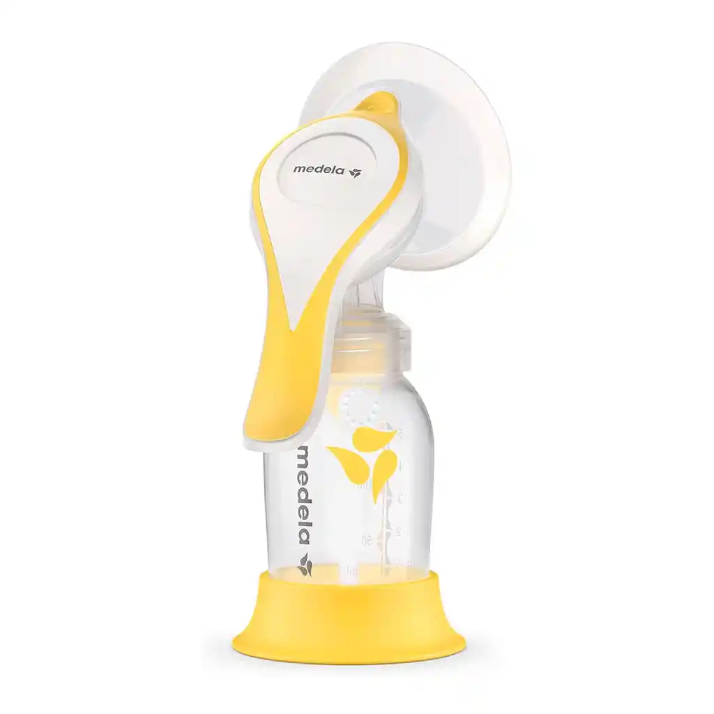 Extractor Manual De Palanca Flex Shields Harmony, Tamaño Compacto Para Usar Con Una Mano, Forma Ovalada Y Borde Suave, Extracción En Dos Fases - Medela