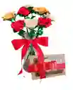 Ramo Florero Amor Radiante Eterno