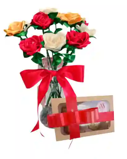 Ramo Florero Amor Radiante Eterno