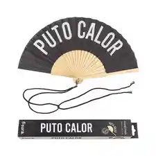 Abanico Puto Calor Negro