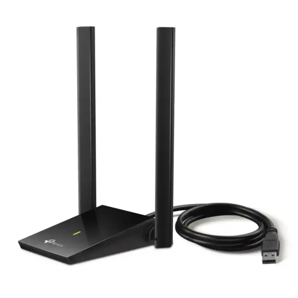 Adaptador Inalámbrico Tplink Usb De Alta Potencia De 1300mbps - Negro