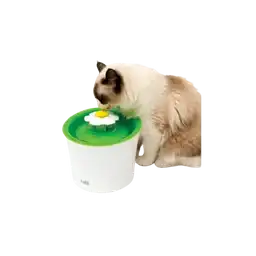 Fuente De Agua Flor Para Gato Cuadrada X 1.5 Lts.
