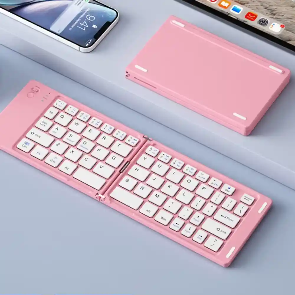 Teclado Bluetooth Plegable Español Para Android Ios Pc Smart