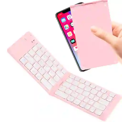 Teclado Bluetooth Plegable Español Para Android Ios Pc Smart