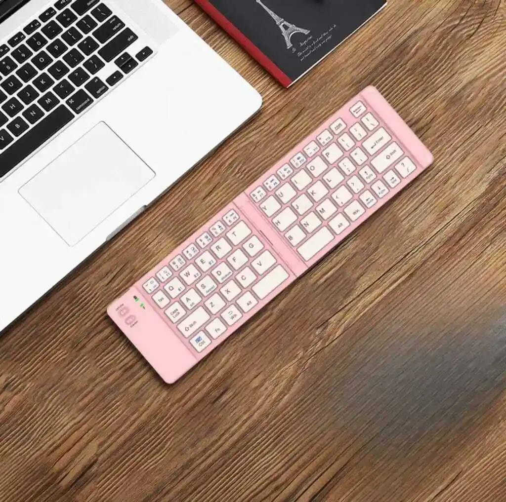 Teclado Bluetooth Plegable Español Para Android Ios Pc Smart