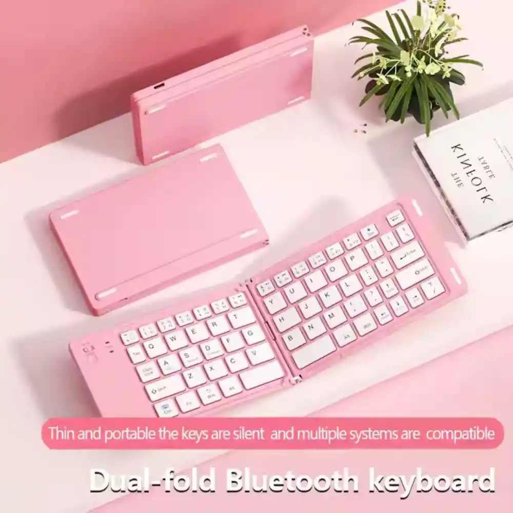 Teclado Bluetooth Plegable Español Para Android Ios Pc Smart