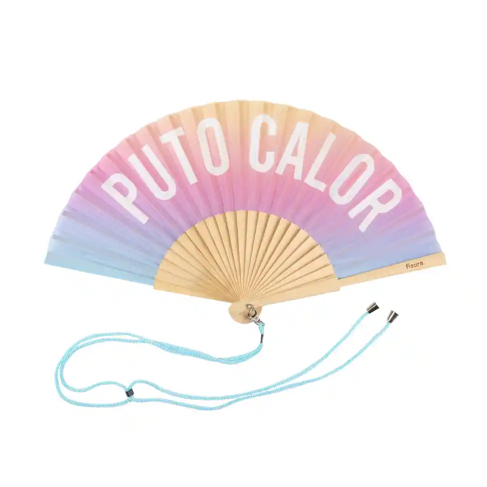 Abanico Puto Calor Degradado Pastel