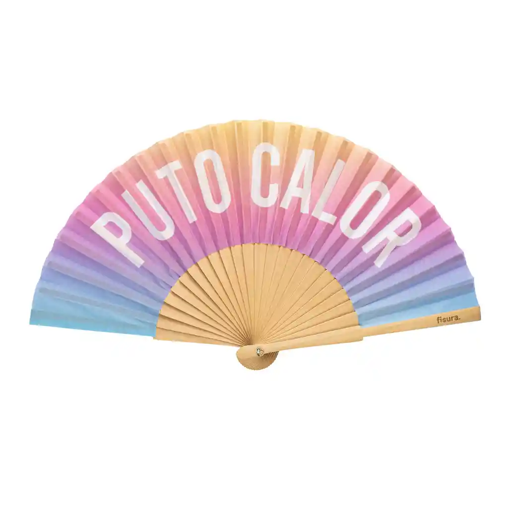 Abanico Puto Calor Degradado Pastel