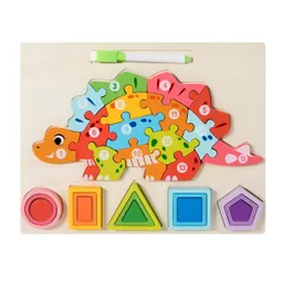 Rompecabezas 3d 2 En 1 Tablero Juego Didactico Niño Figuras