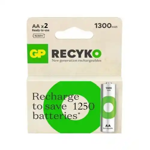 ⭐pila Gp Recargable Aa, 1300mah De 1.2v⭐
