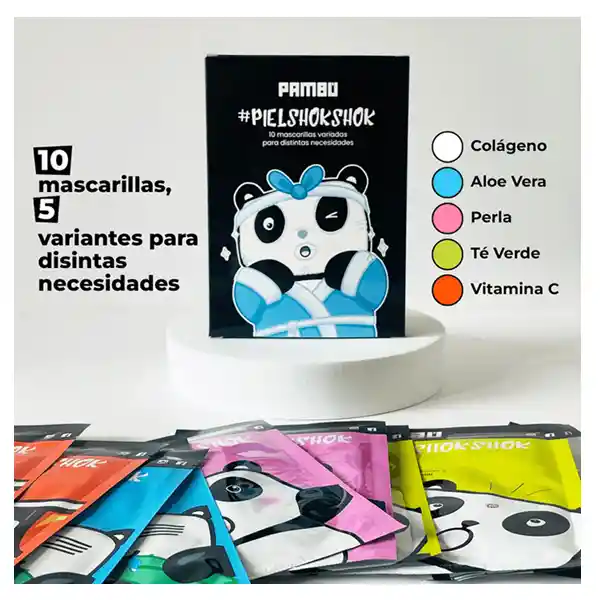 Kit Pambú Mascarillas Variadas 10 Unidades