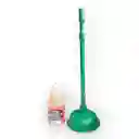 Combo Destapa Cañería Liquido Dlc 500cc + Chupa Para Baño