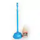 Combo Destapa Cañería Liquido Dlc 500cc + Chupa Para Baño