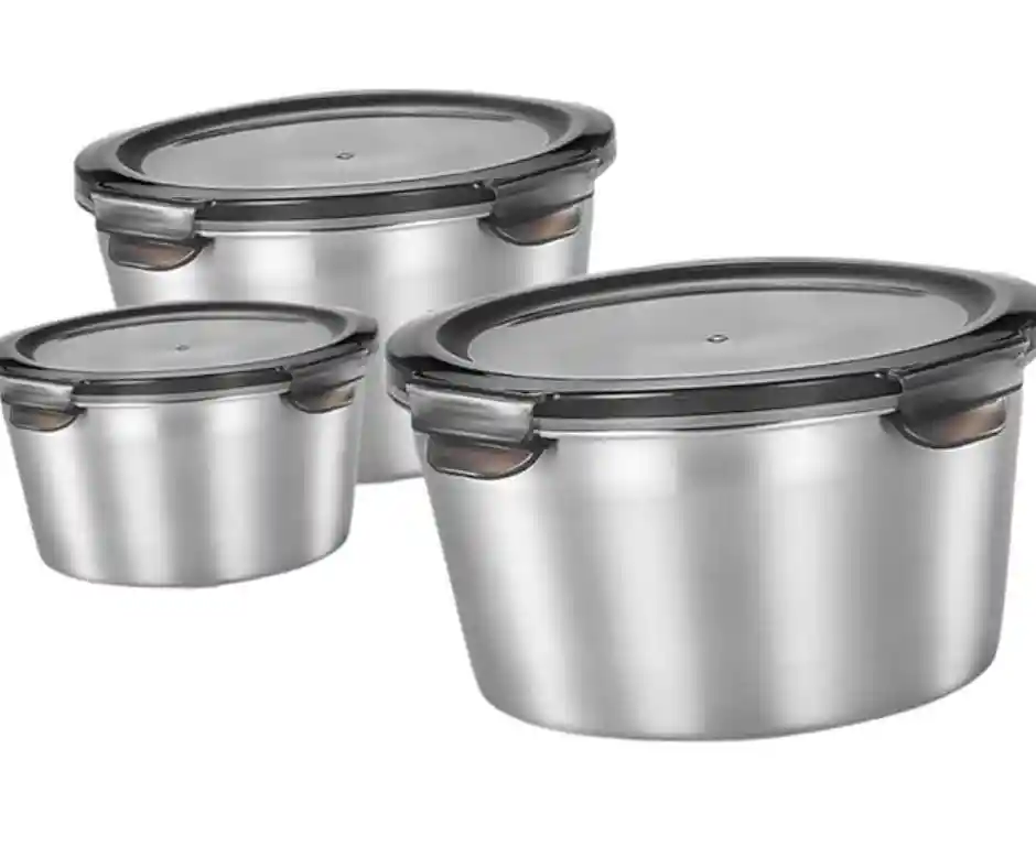 Set De Almacenamiento De Metal