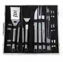 Kit Parrillero Bbq Picnic X 18 Pzas