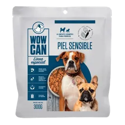 Wow Can Alimento Humedo Natural Piel Sensible 300g