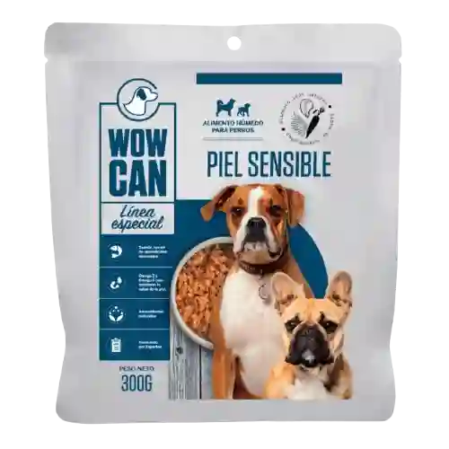 Wow Can Alimento Humedo Natural Piel Sensible 300g