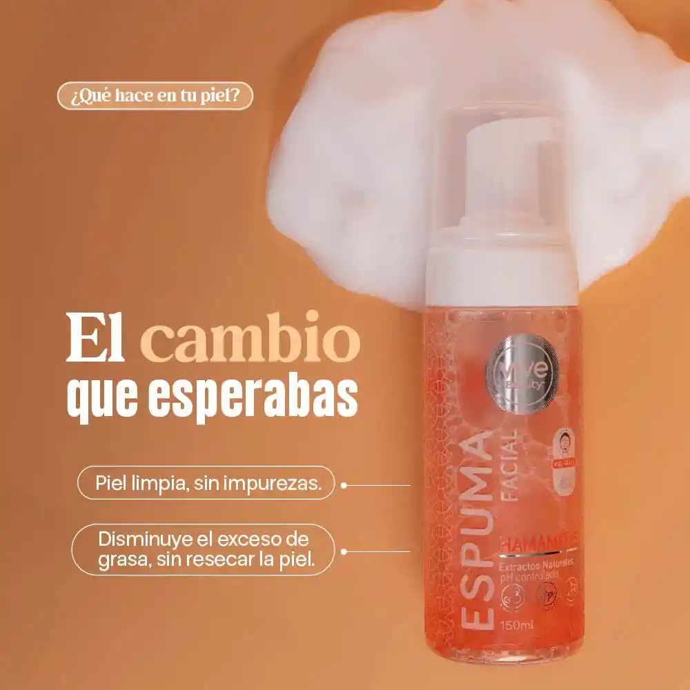 Jabon Facial Espuma Hamamelis