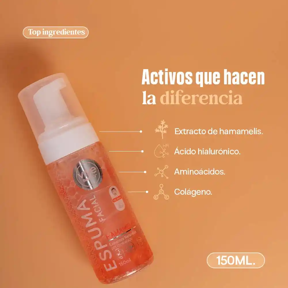 Jabon Facial Espuma Hamamelis
