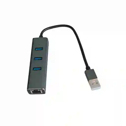 Adaptador-multiplicador De Puertos - Hub Usb 3.0 + Rj45 500128