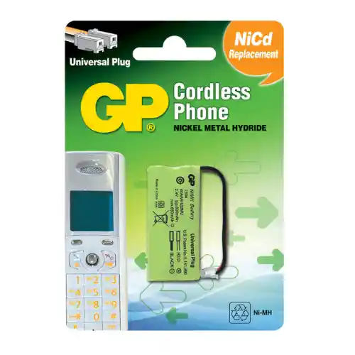 ⭐pila Gp Para Teléfonos Inalámbricos 600mah, 2.4v⭐