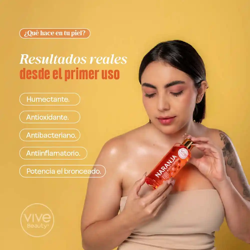 Aceite Corporal De Naranja - Hidratación Y Cuidado 250 Ml