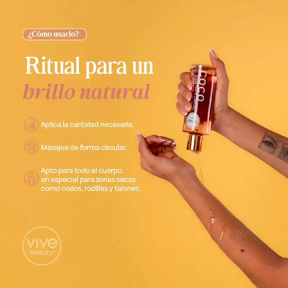 Aceite Corporal De Coco 250ml