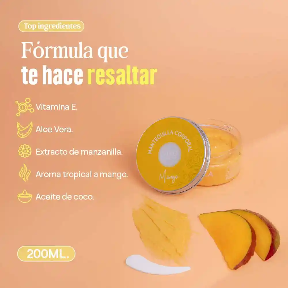 Mantequilla Corporal Hidratante- Mango Temptation (200 Ml)