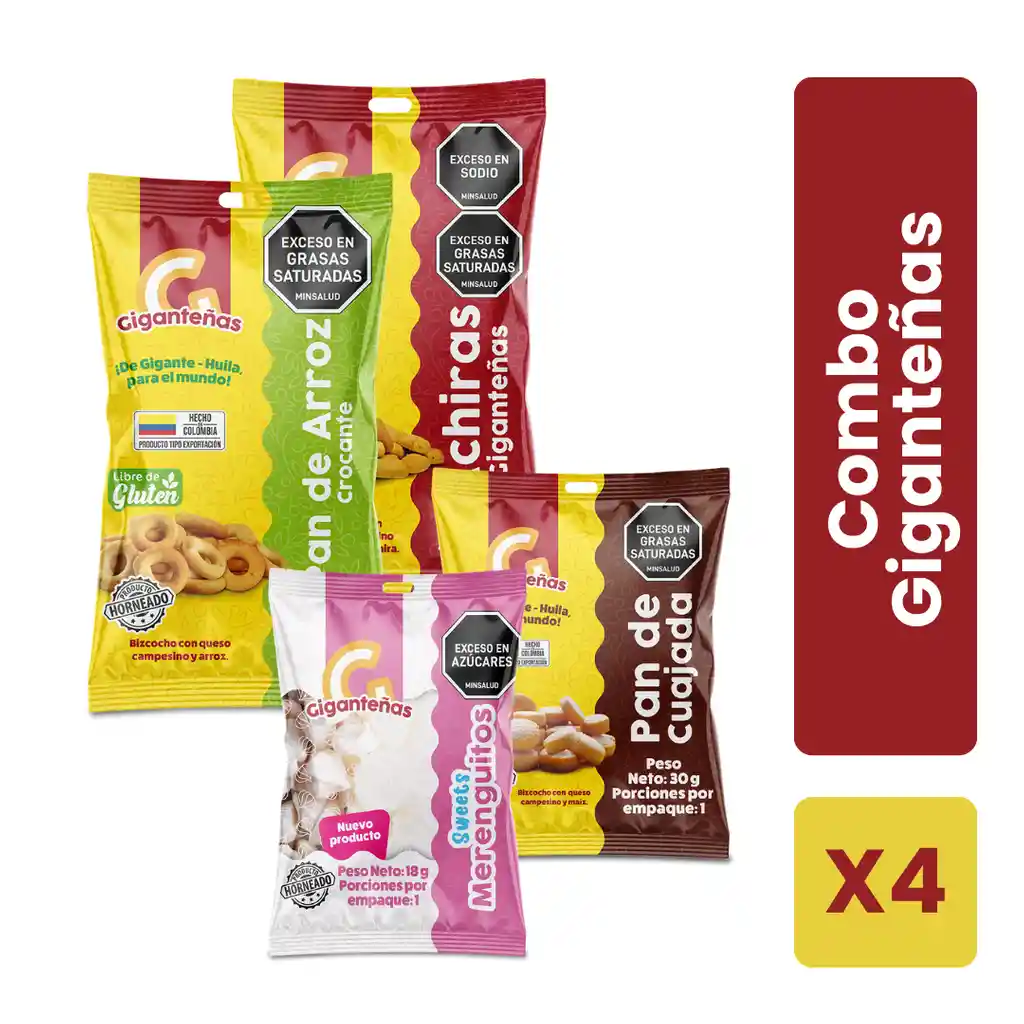Combo Giganteñas
