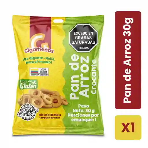 Pan De Arroz Crocante 30g