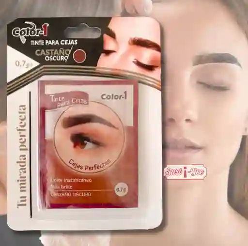 Henna De Color 1 Para Cejas Castaño Claro