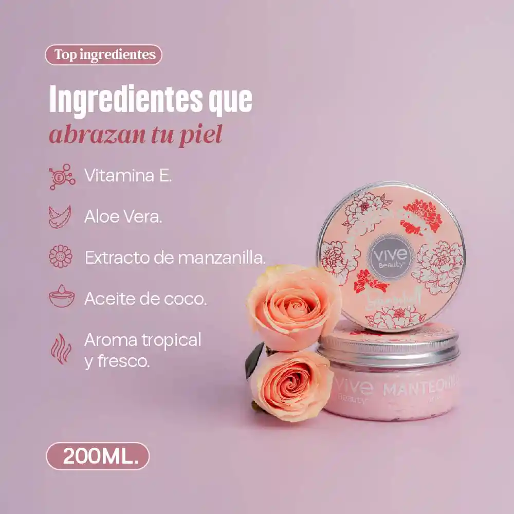 Mantequilla Corporal Humectante Bomshell 200 Ml
